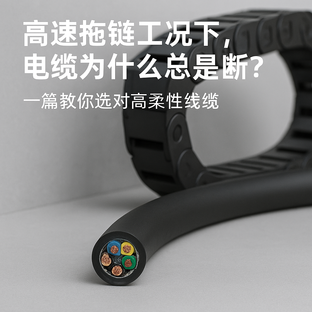 高速拖链工况下，电缆为什么总是断？一篇教你选对高柔性线缆