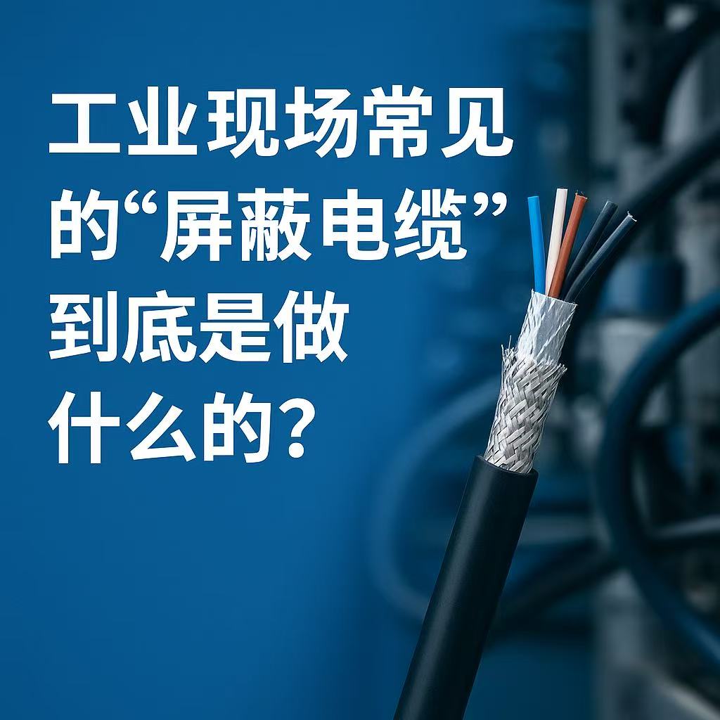 工业现场常见的“屏蔽电缆”到底是做什么的？