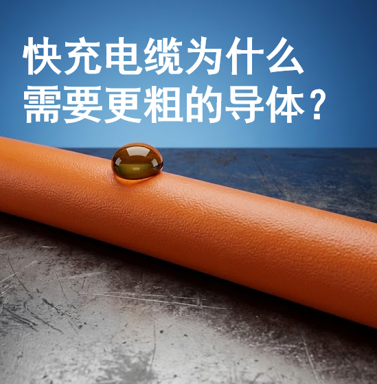 快充电缆为什么需要更粗的导体？揭秘新能源汽车充电的“热”知识